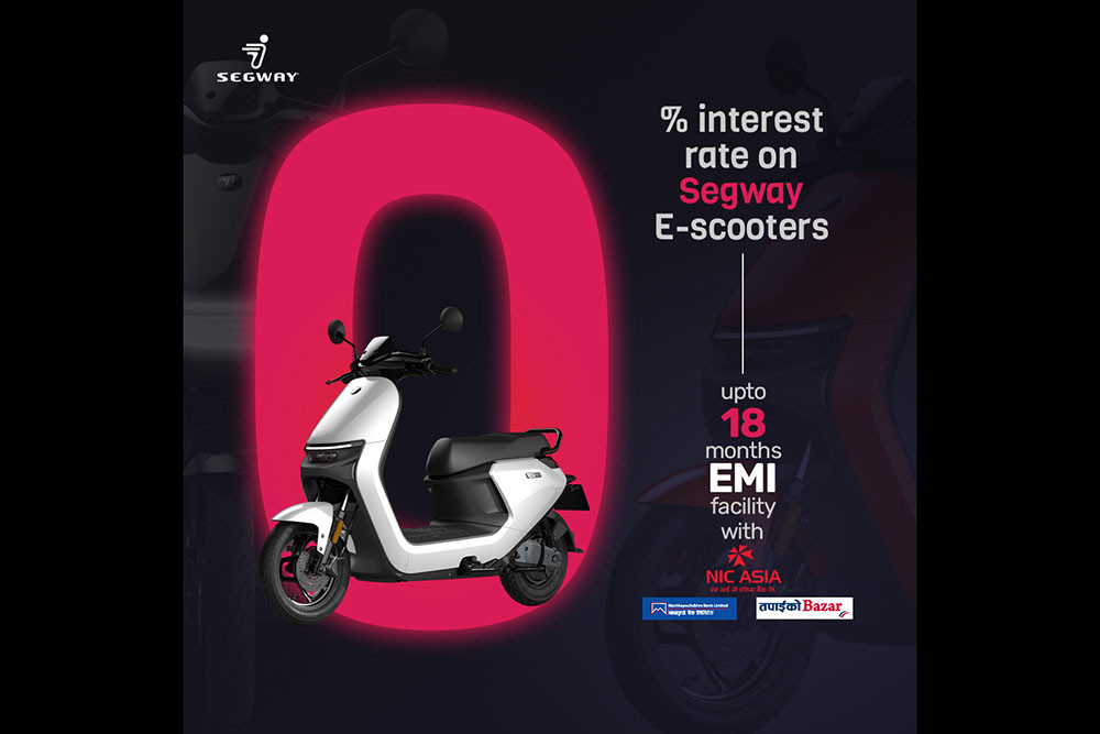 Segway electric scooters now available at 0% interest
